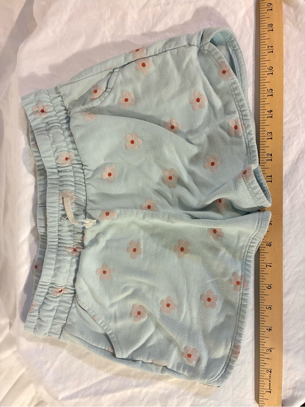 Cat & Jack Light Blue Floral Lounge Shorts